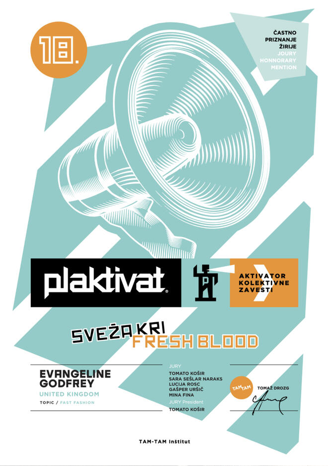 Plaktivat Award Certifcate