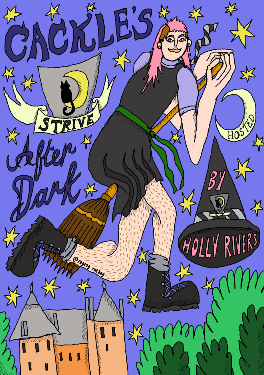 Cackle's After Dark Podcast Poster