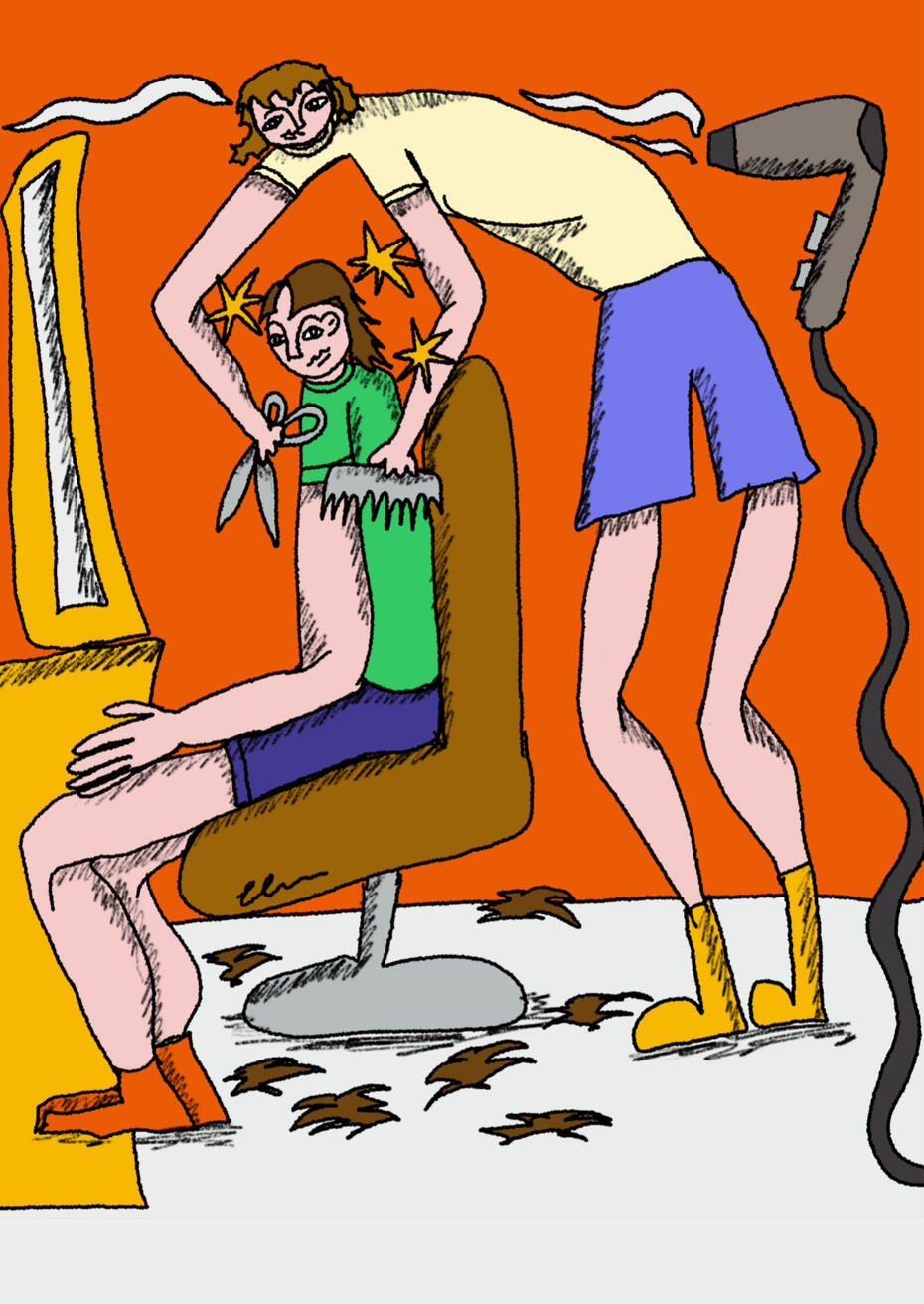 Illustration for Hairdresser That Emelya Does Hair