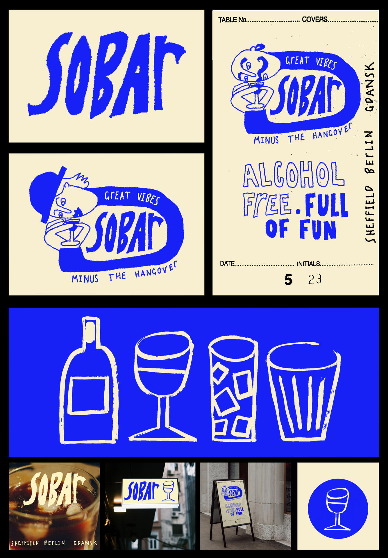 Sobar Alcohol Free Bar Branding